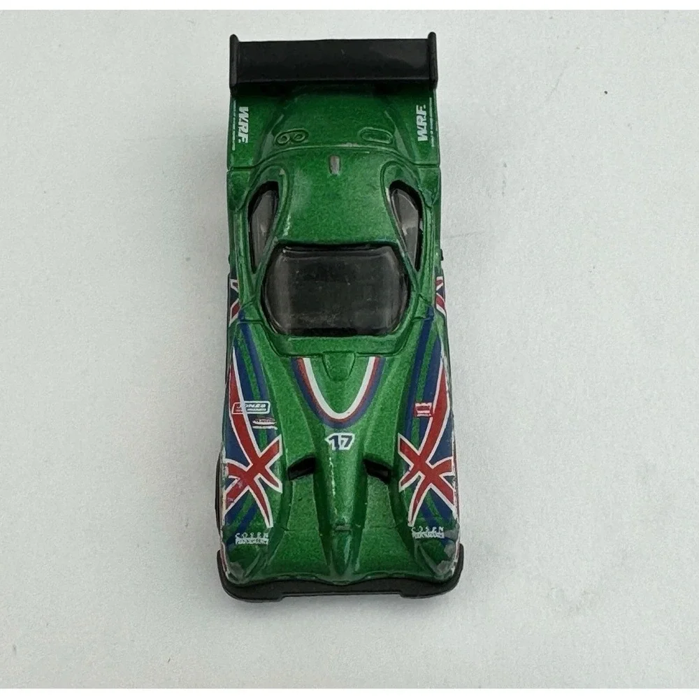 Hot Wheels 1997 Panoz GTR-1 Green‎ Union Jack Racing Diecast Car 1:64 Scale